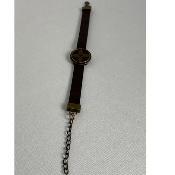Louis Vuitton Monogram Canvas Brown Leather band - Picture 6 of 7